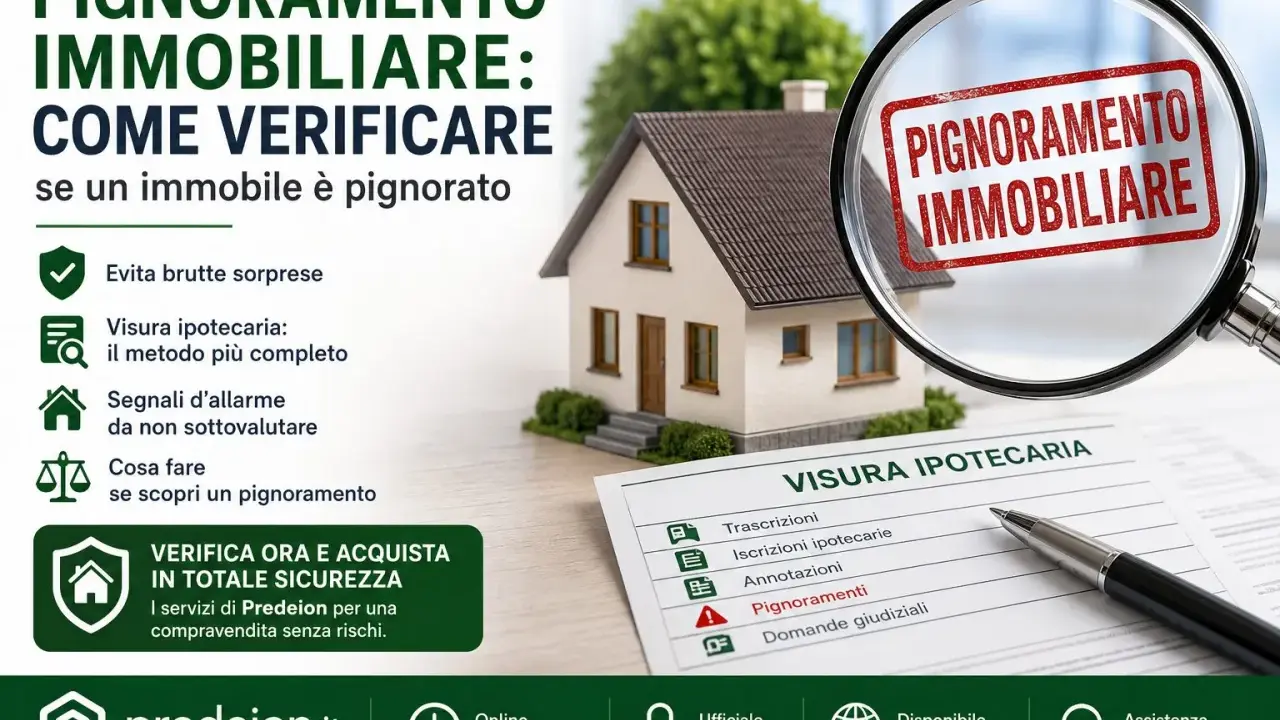 Verifica se un immobile ha un gravame significato con la visura ipotecaria. Evita sorprese e acquista in sicurezza con Predeion.it.