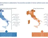 Mappe Italia: economia sociale e INP per 10mila abitanti. Analisi di economics and public policy per valutare la diffusione territoriale.