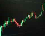Grafico a candele con trend rialzista, che ricorda la stabilità del gold exchange standard.
