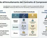 Guida all'annullamento del contratto di compravendita: cause, confronto tra nullità e annullabilità, e conseguenze legali. L'oggetto del contratto è centrale.
