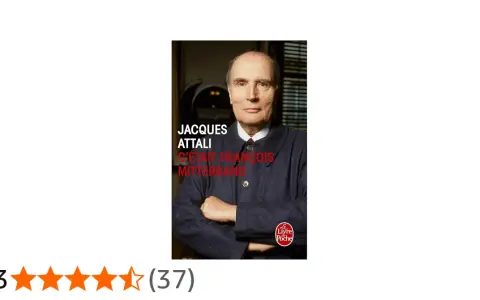 Copertina del libro "C'était François Mitterrand" di Jacques Attali.