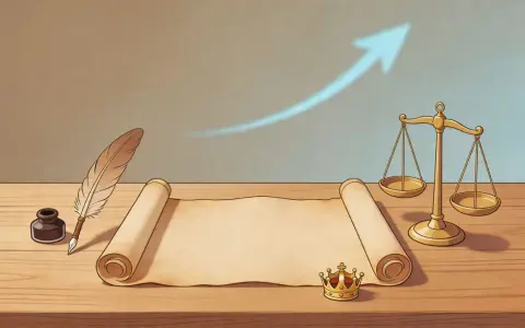 Un rotolo di pergamena, una piuma, un calamaio, una corona e una bilancia. L'immagine evoca il concetto di "statuto albertino cos'è" e la sua importanza storica.