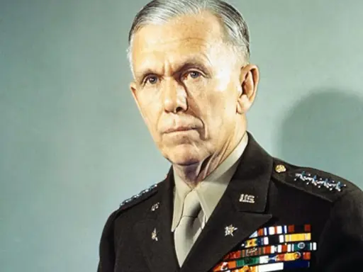 Ritratto di George Marshall, quando il suo piano ha aiutato a ricostruire l'Europa.