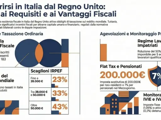 Guida ai vantaggi fiscali per chi si trasferisce dall'UK all'Italia. L'offerta pubblica di acquisto di residenza fiscale offre incentivi.