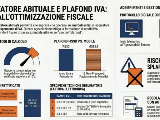 Guida all'ottimizzazione fiscale: il plafond IVA per esportatori abituali. Il significato del plafond è cruciale per gestire crediti IVA e flussi di cassa.