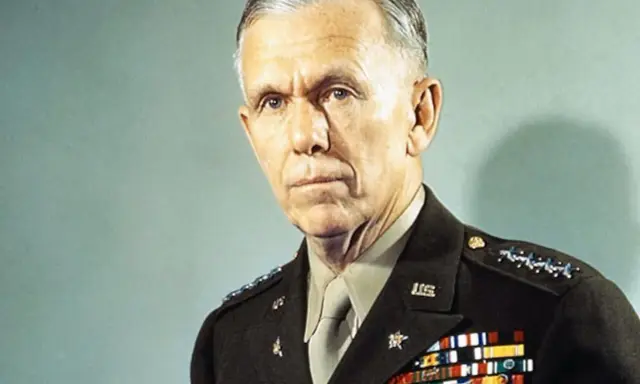 Ritratto di George Marshall, quando il suo piano ha aiutato a ricostruire l'Europa.