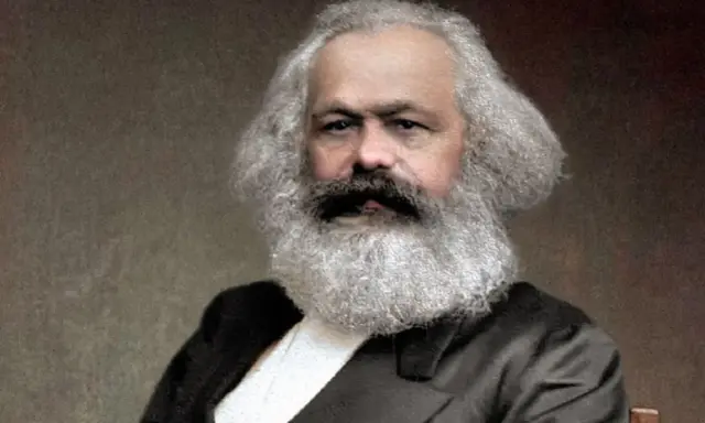 Ritratto di Karl Marx, figura chiave per comprendere il marxismo significato.